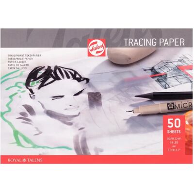Talens 91530032 Zeichenpapier - 50 Blätter, 90gsm, A4/A3 Talens 91530032 Zeichenpapier - 50 Blätter, 90gsm, A4/A3