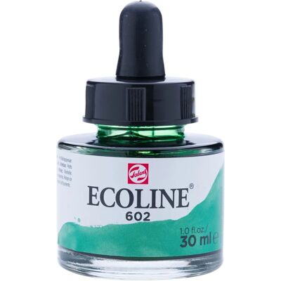 Talens Ecoline Verde Escuro Tinta Aquarela Líquida - Tinta de aquarela líquida Talens Ecoline Verde Escuro Tinta Aquarela Líquida - Tinta de aquarela líquida