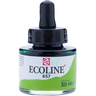 Peinture aquarelle liquide Talens Ecoline - Vert bronze - 30ml - Publicité Peinture aquarelle liquide Talens Ecoline - Vert bronze - 30ml - Publicité