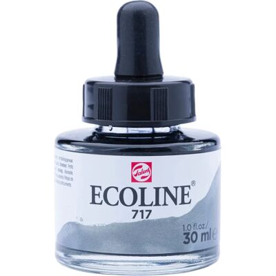 Talens Ecoline Aquarelle Liquide - Gris Froid - 30ml - Publicité Talens Ecoline Aquarelle Liquide - Gris Froid - 30ml - Publicité