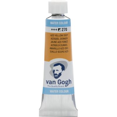 Peinture aquarelle Van Gogh de Royal Talens - Jaune Azo Profond - 72 Couleurs - Publicité Peinture aquarelle Van Gogh de Royal Talens - Jaune Azo Profond - 72 Couleurs - Publicité