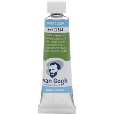 Van Gogh Hooker Green Light Aquarell - Wasserfarbe Van Gogh Hooker Green Light Aquarell - Wasserfarbe