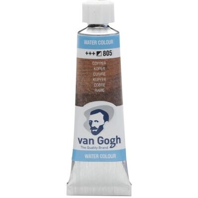 Peinture aquarelle Van Gogh Cuivre - Peintures - Publicité Peinture aquarelle Van Gogh Cuivre - Peintures - Publicité