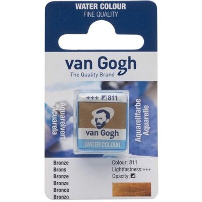 Royal Talens - Van Gogh 811 - bronze - Pan - akvarellfesték Royal Talens - Van Gogh 811 - bronze - Pan - akvarellfesték