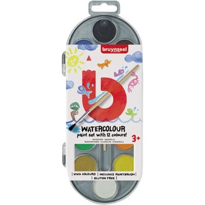 Bruynzeel Aquarellfarbe - 12 Farben für Anfänger Bruynzeel Aquarellfarbe - 12 Farben für Anfänger