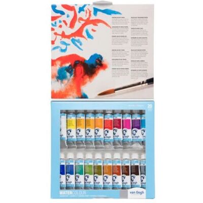 Van Gogh Aquarellset - 20 Farben 10ml Van Gogh Aquarellset - 20 Farben 10ml