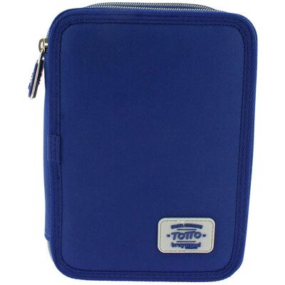 Custodia scolastica Totto blu - Doppio scomparto - 15x22x2 cm Custodia scolastica Totto blu - Doppio scomparto - 15x22x2 cm