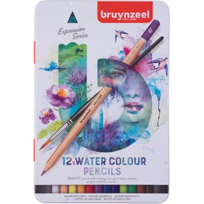 Bruynzeel Expression Wasserfarbige Buntstifte 12er Set Bruynzeel Expression Wasserfarbige Buntstifte 12er Set