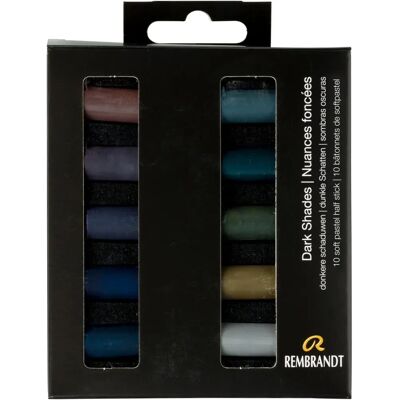 Ensemble de Pastels Douces Nuances Foncées de Rembrandt - Pastels - Publicité Ensemble de Pastels Douces Nuances Foncées de Rembrandt - Pastels - Publicité