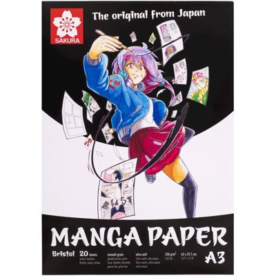 Sakura Zeichenpapier A3 - 20 Blätter Sakura Zeichenpapier A3 - 20 Blätter
