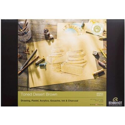 Rembrandt Desert Brown Art Paper - 50 Sheets A3 Rembrandt Desert Brown Art Paper - 50 Sheets A3