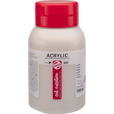 Peinture acrylique argent Royal Talens - 750 ml - Publicité Peinture acrylique argent Royal Talens - 750 ml - Publicité