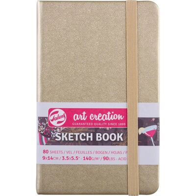 Carnet de croquis Talens Art Creation Or Blanc - Cahier de croquis - Publicité Carnet de croquis Talens Art Creation Or Blanc - Cahier de croquis - Publicité