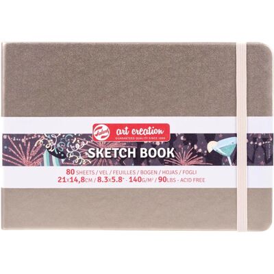 Royal Talens Cahier de Croquis Champagne Pêche - Cahier de Croquis - Publicité Royal Talens Cahier de Croquis Champagne Pêche - Cahier de Croquis - Publicité