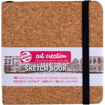 Talens 9314054M Caderno de esboços - Capa dura, 12x12cm, 80 páginas Talens 9314054M Caderno de esboços - Capa dura, 12x12cm, 80 páginas