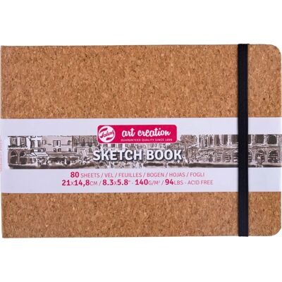 Carnet de croquis Talens Art Creation - 80 pages 140g/m² - Denim bleu - Publicité Carnet de croquis Talens Art Creation - 80 pages 140g/m² - Denim bleu - Publicité