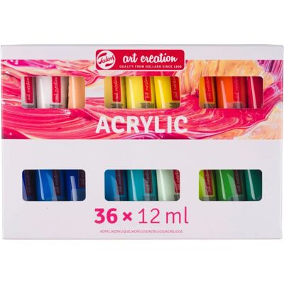 Ensemble de peinture acrylique Talens Art Creation - Multicolore - Type d'Art - Publicité Ensemble de peinture acrylique Talens Art Creation - Multicolore - Type d'Art - Publicité
