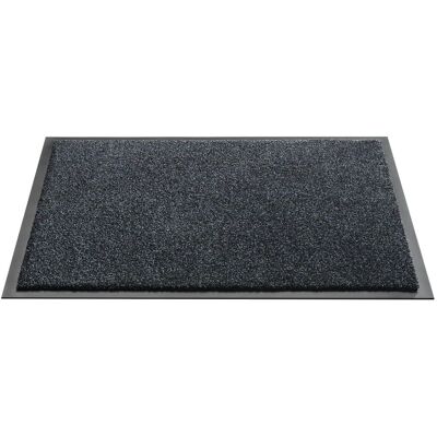 Hamat - Tapis d'entrée gris ardoise - 60x80cm - Support en vinyle antidérapant - Publicité Hamat - Tapis d'entrée gris ardoise - 60x80cm - Support en vinyle antidérapant - Publicité