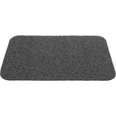 VIVOL Ricciolo Tappeto in PVC - 60x80 cm - Grigio VIVOL Ricciolo Tappeto in PVC - 60x80 cm - Grigio