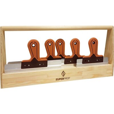 Super Prof PAK-SPM-ALG 6-teiliger Stuckateur-Set - Soft - RVS Super Prof PAK-SPM-ALG 6-teiliger Stuckateur-Set - Soft - RVS