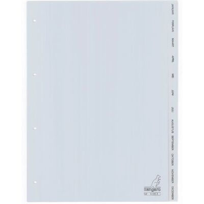 Séparateur Kangaro G412J - Plastique Gris - 1 pièce - Publicité Séparateur Kangaro G412J - Plastique Gris - 1 pièce - Publicité