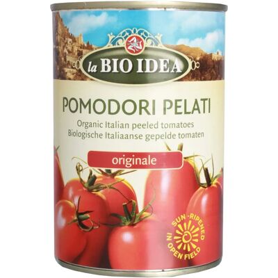 LA BIO IDEA Bio-geschälte Ganze Tomaten - Dose 400g LA BIO IDEA Bio-geschälte Ganze Tomaten - Dose 400g