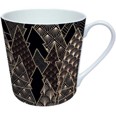 Ambiente Zwarte Luxury Trees Mok - Wintercollectie Ambiente Zwarte Luxury Trees Mok - Wintercollectie