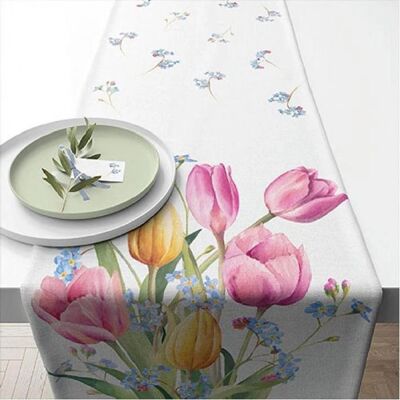 IKEA Tulpenstrauß Baumwoll Tischläufer - Tischläufer IKEA Tulpenstrauß Baumwoll Tischläufer - Tischläufer