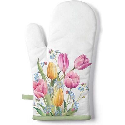 Ambiente - Tulips Bouquet - 18x30 cm - Gants de four - Publicité Ambiente - Tulips Bouquet - 18x30 cm - Gants de four - Publicité