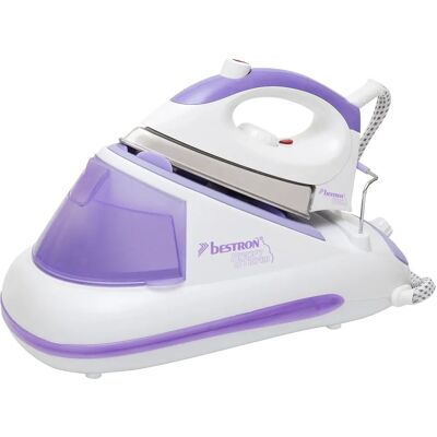 Bestron AST9000 - Violet et Blanc - Centrale Vapeur - Publicité Bestron AST9000 - Violet et Blanc - Centrale Vapeur - Publicité