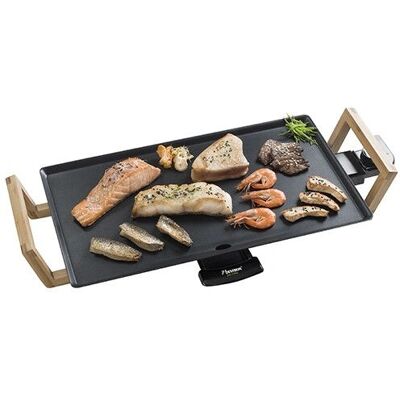 Bestron ABP602BB - Fekete, Bambusz - Elektromos grill Bestron ABP602BB - Fekete, Bambusz - Elektromos grill