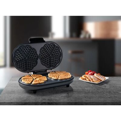 Bestron ADWM730CO - Schwarz, Braun - Waffeleisen Bestron ADWM730CO - Schwarz, Braun - Waffeleisen