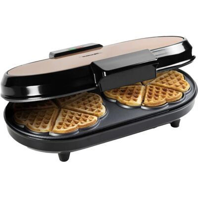 Bestron ADWM730CO - Zwart, Bruin - Wafelijzer Bestron ADWM730CO - Zwart, Bruin - Wafelijzer
