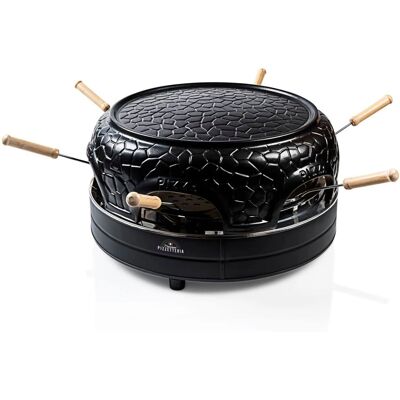 Bestron - Horno de pizza eléctrico para 6 personas - 860W - Negro Bestron - Horno de pizza eléctrico para 6 personas - 860W - Negro