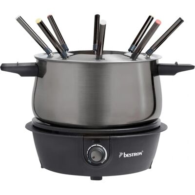 BESTRON AFD850TG - 8 Wideł, Regulowany Termostat - Zestaw Fondue BESTRON AFD850TG - 8 Wideł, Regulowany Termostat - Zestaw Fondue
