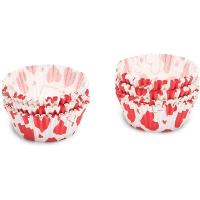 Patisse Herz Cupcake-Förmchen - Cupcake Förkläden Patisse Herz Cupcake-Förmchen - Cupcake Förkläden