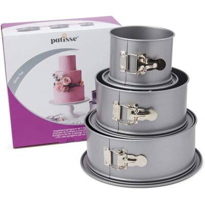 Patisse Modell - Hoch Silver-Top Kuchenform Set - Kuchenform Patisse Modell - Hoch Silver-Top Kuchenform Set - Kuchenform