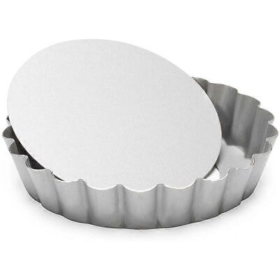 Patisse Silber-Top Mini Quiche-Form mit abnehmbarem Boden Patisse Silber-Top Mini Quiche-Form mit abnehmbarem Boden