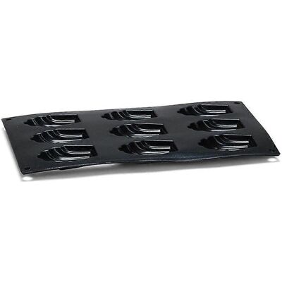 Patisse Modell P19198 - Silikonform für 9 Madeleines Patisse Modell P19198 - Silikonform für 9 Madeleines