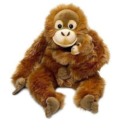 WWF Modèle 16112 - Maman Orang-Outan avec Bébé - Peluche - Publicité WWF Modèle 16112 - Maman Orang-Outan avec Bébé - Peluche - Publicité