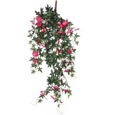 Petunia Artificielle Fuchsia Suspendue - 80x20x15 cm - Publicité Petunia Artificielle Fuchsia Suspendue - 80x20x15 cm - Publicité