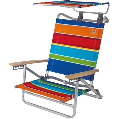 Eurotrail Mediterranee Strandstoel - Multicolor, Verstelbaar, Draagbaar Eurotrail Mediterranee Strandstoel - Multicolor, Verstelbaar, Draagbaar