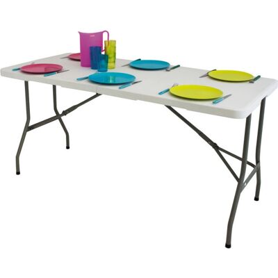 Eurotrail ETCF1056 Campingtafel - Zwart, Wit - Camping table Eurotrail ETCF1056 Campingtafel - Zwart, Wit - Camping table