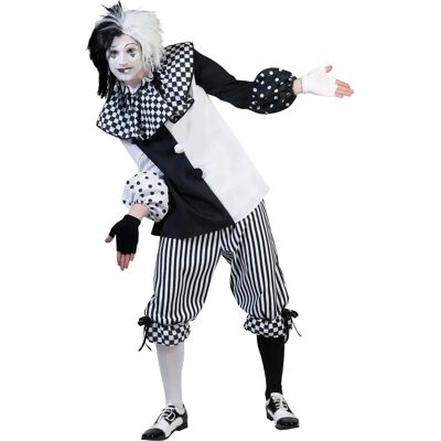 Espa Pierrot Pedrolino Kostüm für Feste - Größe 52/54 Espa Pierrot Pedrolino Kostüm für Feste - Größe 52/54
