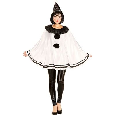 Pierrot Clown Kostüm - Poncho Pierrot Clown Kostüm - Poncho