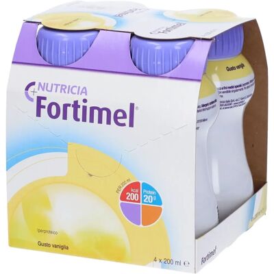 Danone Nutricia Fortimel Vanille 4x200ml - Complément Alimentaire Hyperprotéiné - Publicité Danone Nutricia Fortimel Vanille 4x200ml - Complément Alimentaire Hyperprotéiné - Publicité