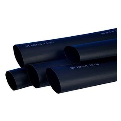Gaine thermorétractable noire 3M - 4.5:1, 38mm, 1m Gaine thermorétractable noire 3M - 4.5:1, 38mm, 1m