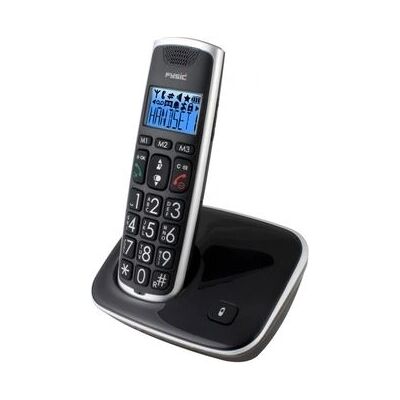 Fysic FX-6000 Duży Przycisk DECT Telefon - Czarny Fysic FX-6000 Duży Przycisk DECT Telefon - Czarny