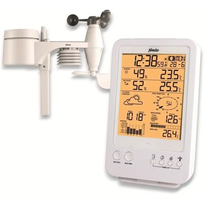 Alecto Weiße WS-4800 Wetterstation mit Wireless-Sensor Alecto Weiße WS-4800 Wetterstation mit Wireless-Sensor
