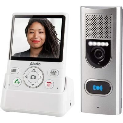ALECTO Vidéo Interphone - Caméra, Écran couleur 3,5 pouces, Blanc - Publicité ALECTO Vidéo Interphone - Caméra, Écran couleur 3,5 pouces, Blanc - Publicité